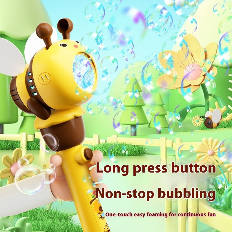 Electric Lighting Bee Bubble Machine