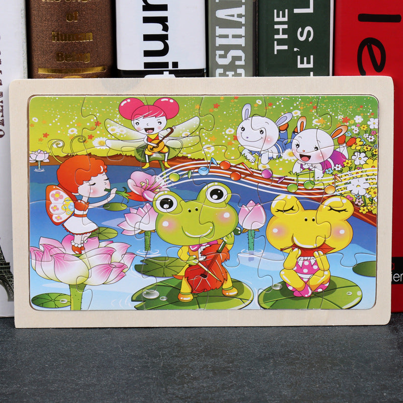 Children's 80PCS Wooden Jigsaw Puzzle
