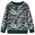 Children's sweatshirt dark green