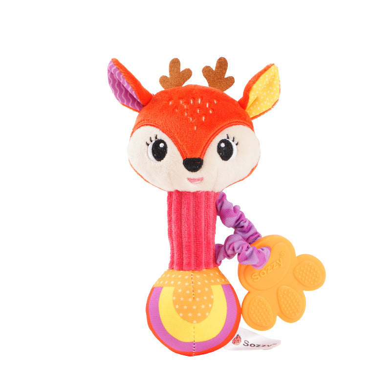 Plush Baby Handbell Rattle