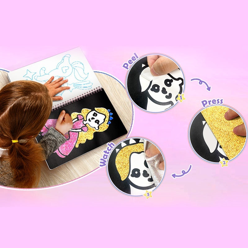 Kids Foil Art Craft DIY Creative Activity Set