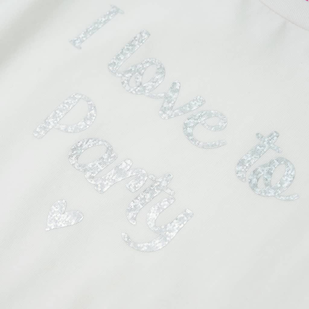 Girls shirt with ruffled sleeves