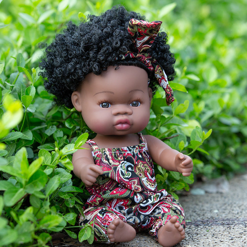 Girl's Full Soft Silicone Doll Simulation Toy