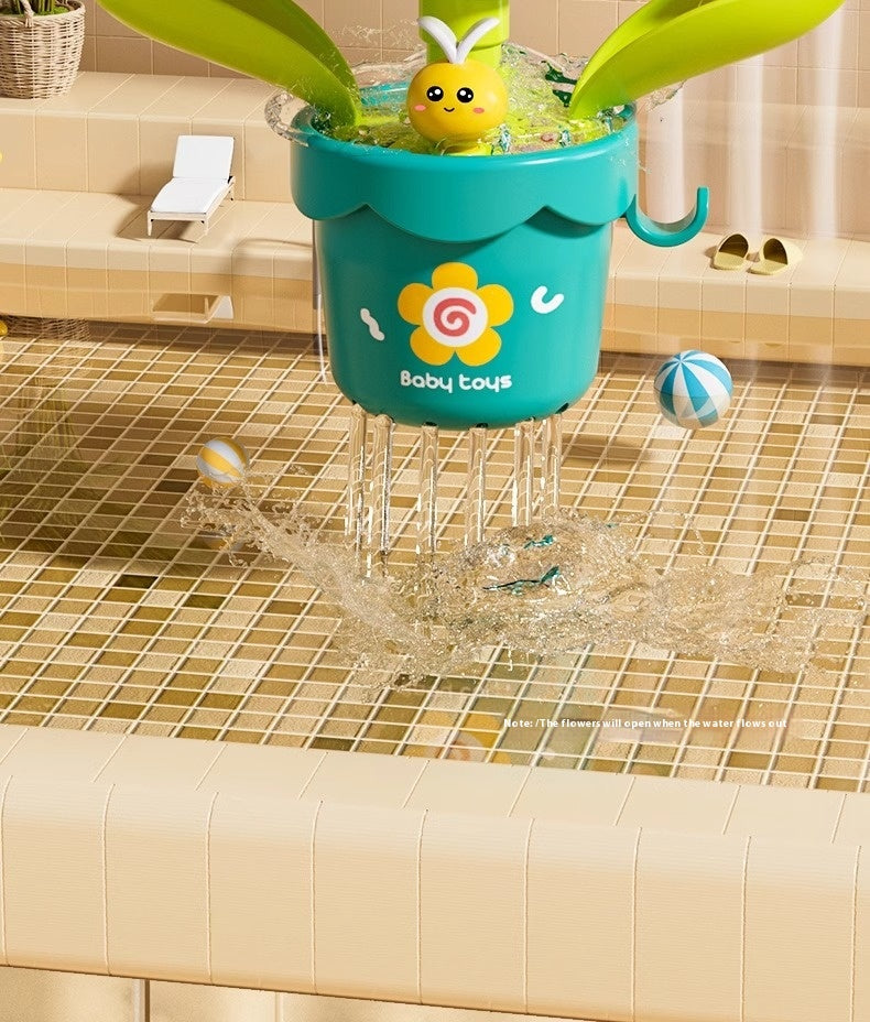 Interactive Blooming Flower Bath Toy