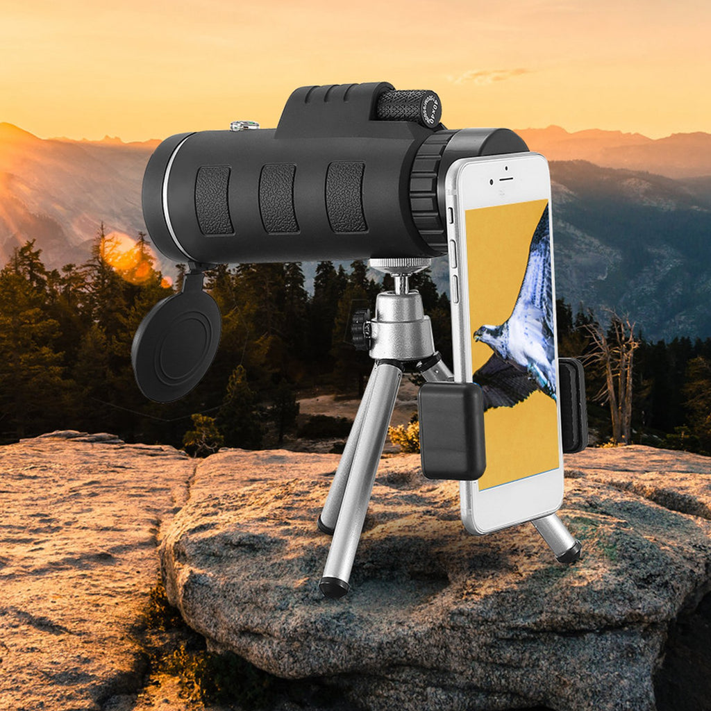 Optical Monocular Telescope Phone holder tripod