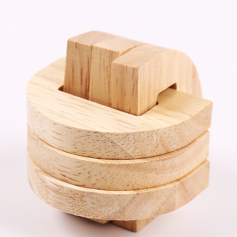 Beech Wood Kongming Lock Puzzle