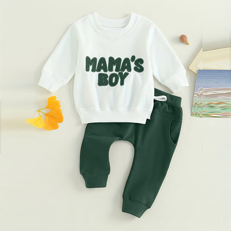 Baby Boy's 2-Piece Sweatshirt & Drawstring Jogger Pants