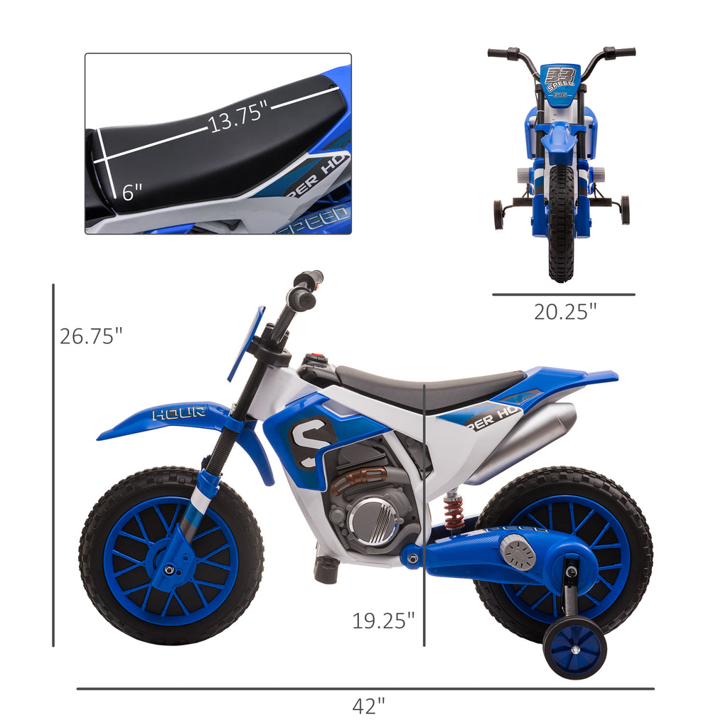 12V Kids Motorcycle w/ Treaded Tires