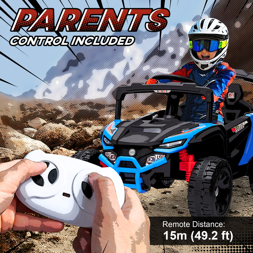 12V Kids Ride On Truck with Parent Remote