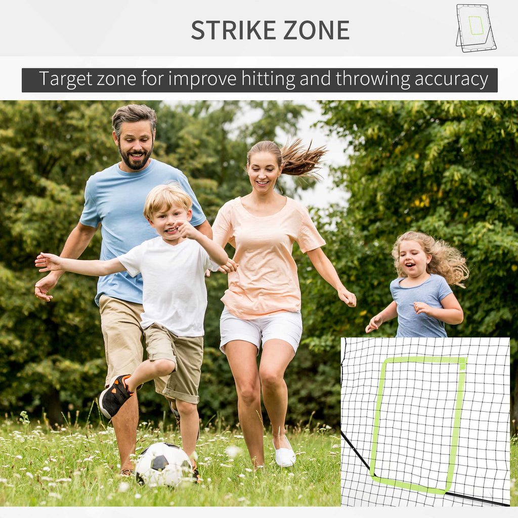 Baseball & Softball Rebounder Net and Soccer Shot Goal Play