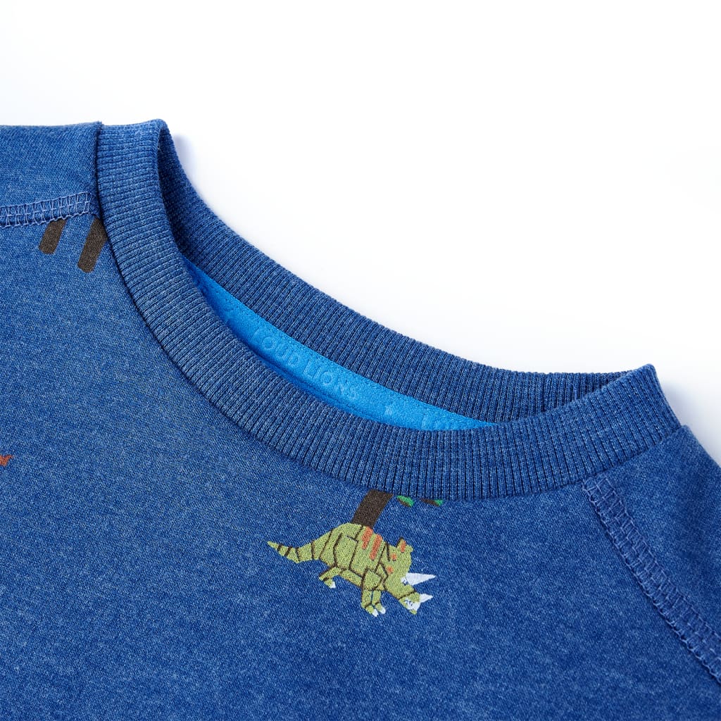 Children's Sweatshirt, Dark Blue Melange