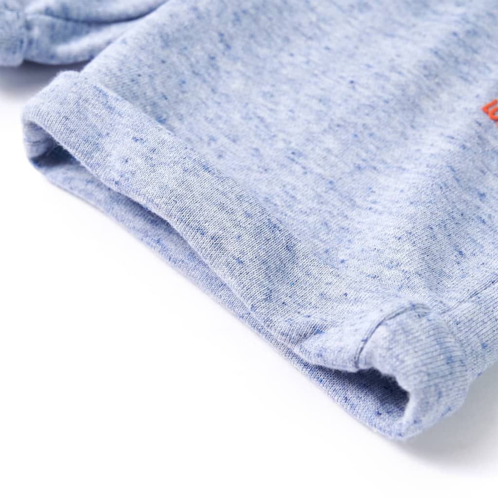 Children's jogging shorts with drawstring