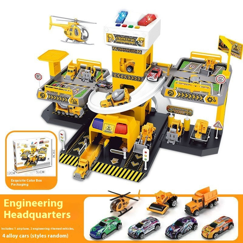 Electric Rail Car Parking Lot
