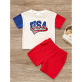 Baby Boy 4th Of July Outfit Set