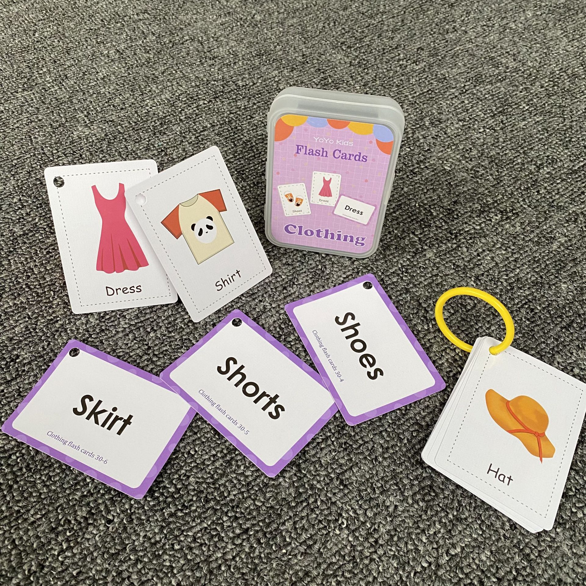 Waterproof Flashcard Set
