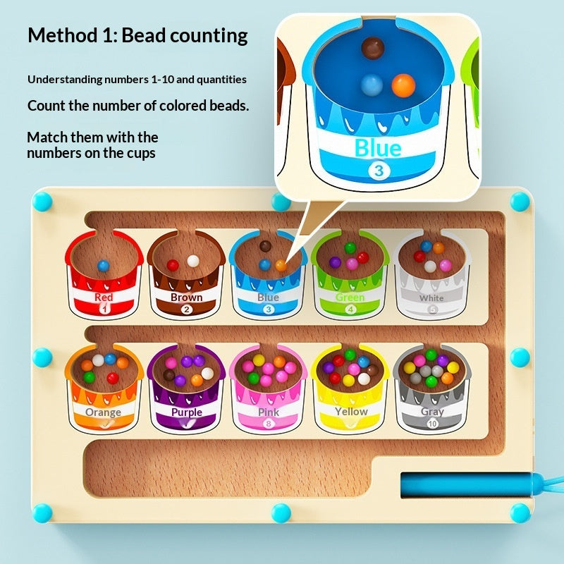 Wooden Magnetic Maze Toy