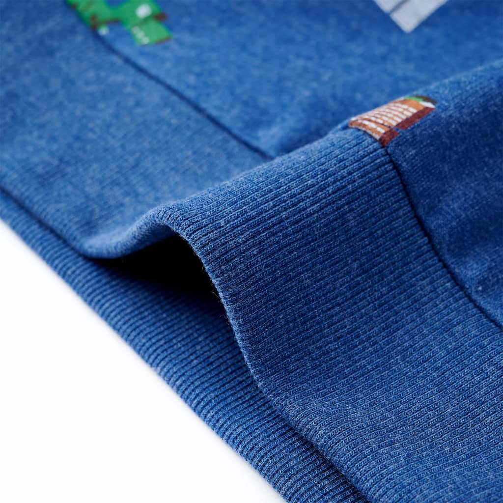 Children's Sweatshirt, Dark Blue Melange