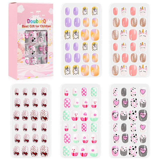 New Cartoon Candy Children's Nails- 5 packs