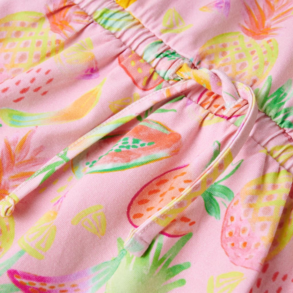 Girls Pink Cotton Dress